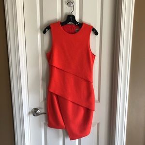 ASOS Orange Sleeveless Dress